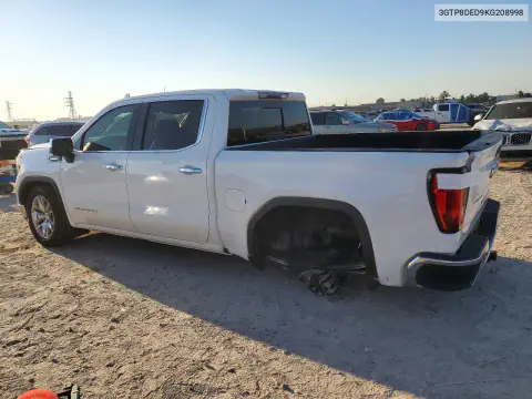 2019 GMC Sierra C1500 Slt VIN 3GTP8DED9KG208998 фото 2