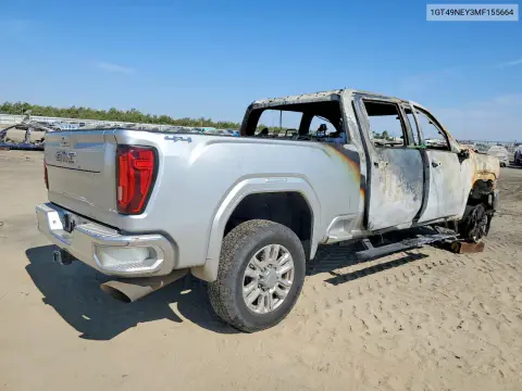 2021 GMC Sierra K2500 Slt VIN 1GT49NEY3MF155664 фото 3