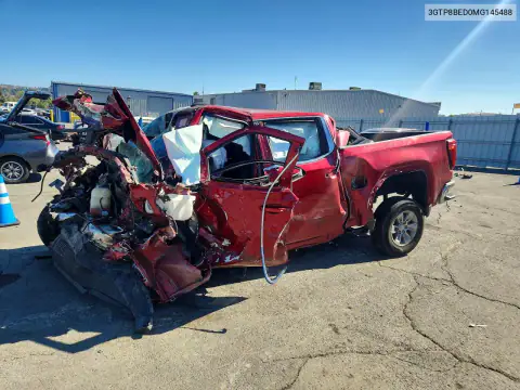 3GTP8BED0MG145488 — 2021 GMC Sierra, Передняя часть, фото до ремонта