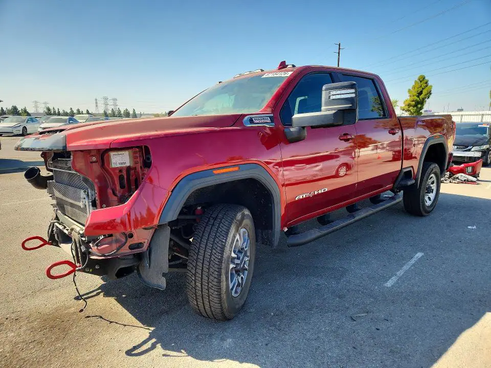 1GT19PEY9MF271272 GMC Sierra 2021 — повреждение Передняя часть, фото до ремонта