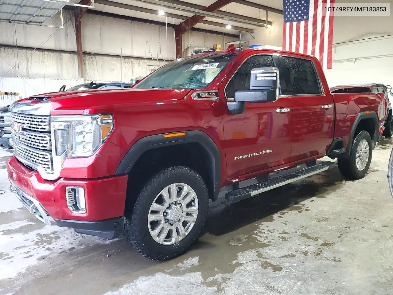 1GT49REY4MF183853 GMC Sierra 2021 — повреждение Боковая часть, фото до ремонта
