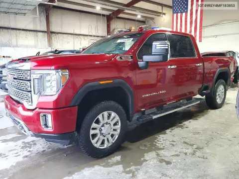 1GT49REY4MF183853 — 2021 GMC Sierra, Боковая часть, фото до ремонта