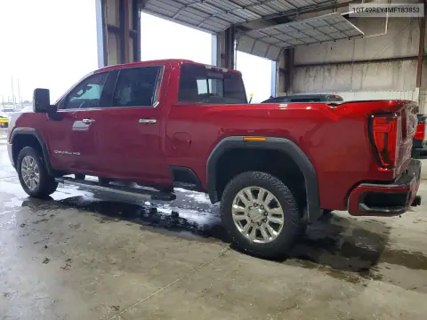 1GT49REY4MF183853 — 2021 GMC Sierra, фото 2 с аукциона Copart, Боковая часть