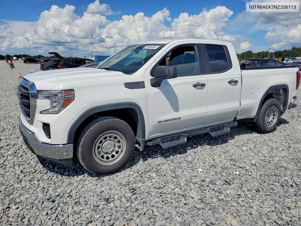 2022 GMC Sierra Limited C1500 VIN 1GTR8AEK7NZ206113 фото 1
