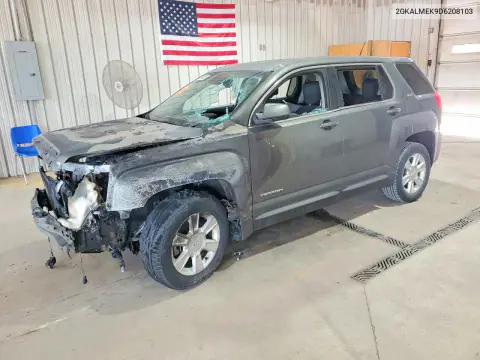 2GKALMEK9D6208103 — 2013 GMC Terrain, Пожар, фото до ремонта