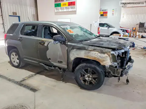 2013 GMC Terrain Sle VIN 2GKALMEK9D6208103 фото 4