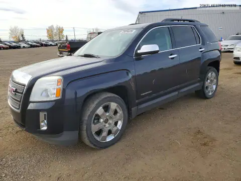 2GKFLXE37F6319378 — 2015 GMC Terrain, Задняя часть, фото до ремонта