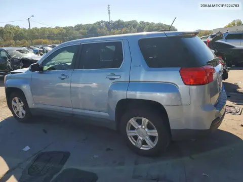 2015 GMC Terrain Sle VIN 2GKALMEK1F6224783 фото 2