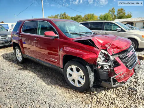 2GKALMEK2H6143813 — 2017 GMC Terrain, фото 4 с аукциона Copart, Передняя часть