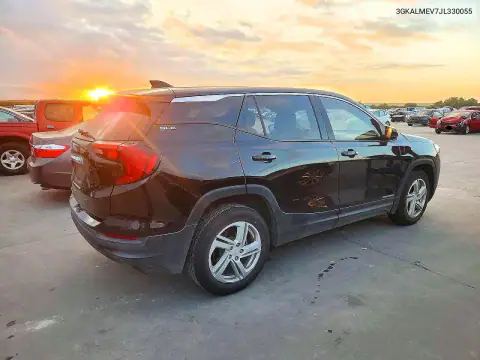 3GKALMEV7JL330055 — 2018 GMC Terrain, фото 3 с аукциона Copart, Передняя часть