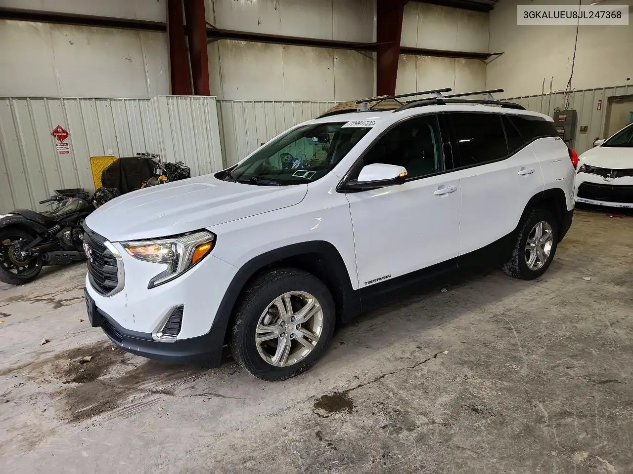 3GKALUEU8JL247368 GMC Terrain 2018 — повреждение Мелкие вмятины и царапины, фото до ремонта