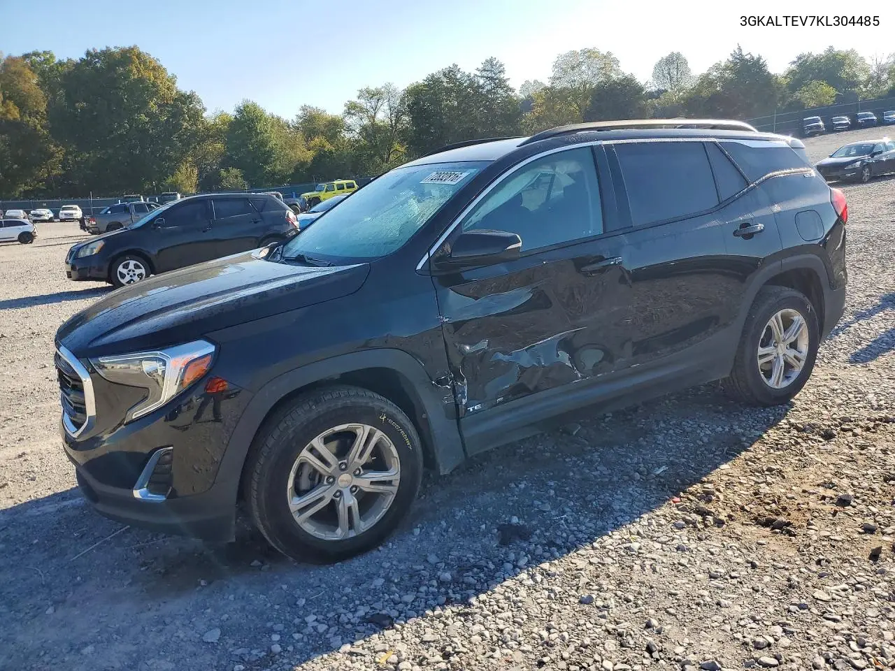 3GKALTEV7KL304485 GMC Terrain 2019 — повреждение Сторона, фото до ремонта