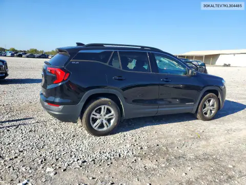 3GKALTEV7KL304485 — 2019 GMC Terrain, фото 3 с аукциона Copart, Сторона