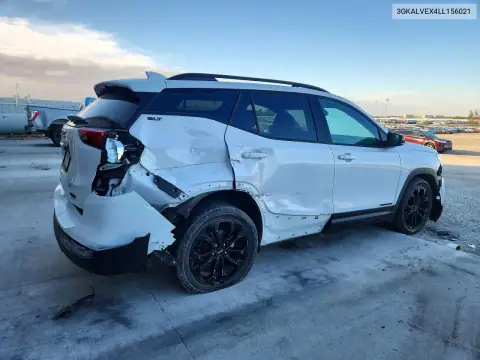 3GKALVEX4LL156021 — 2020 GMC Terrain, фото 3 с аукциона Copart, Передняя часть