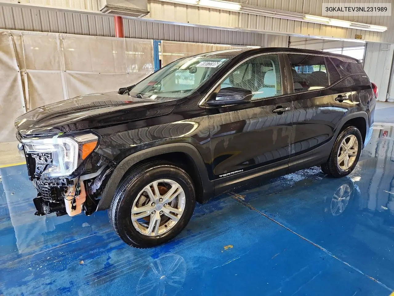 3GKALTEV3NL231989 GMC Terrain 2022 — повреждение Передняя часть, фото до ремонта