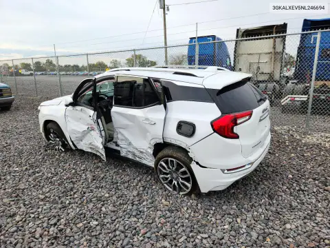 3GKALXEV5NL246694 — 2022 GMC Terrain, фото 2 с аукциона Copart, Сторона