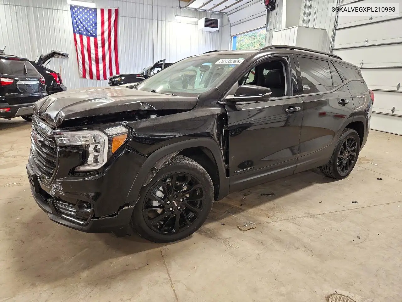 3GKALVEGXPL210993 GMC Terrain 2023 — повреждение Передняя часть, фото до ремонта