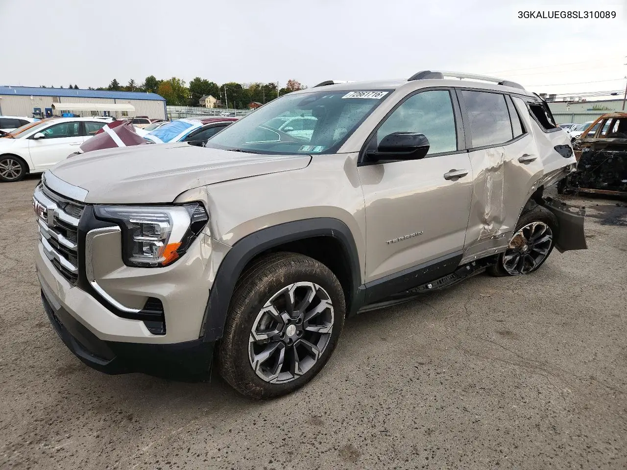 3GKALUEG8SL310089 GMC Terrain 2025 — повреждение Задняя часть, фото до ремонта