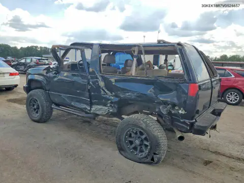 1997 GMC Yukon VIN 3GKEK18R7VG526657 фото 2