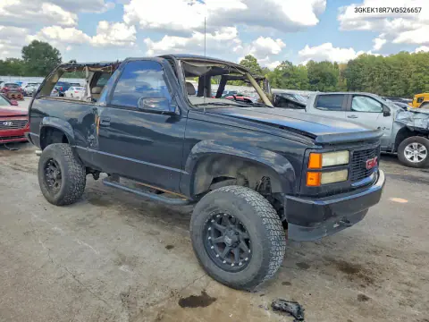 1997 GMC Yukon VIN 3GKEK18R7VG526657 фото 4