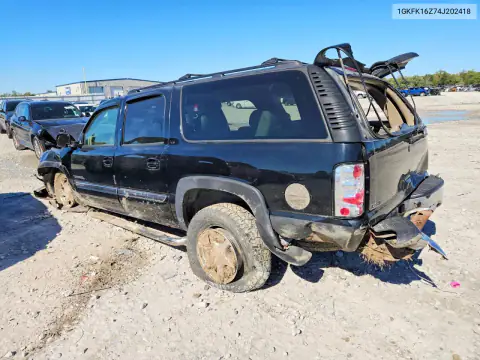 2004 GMC Yukon Xl K1500 VIN 1GKFK16Z74J202418 фото 2