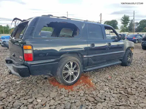 1GKFK66U35J127249 — 2005 GMC Yukon, фото 3 с аукциона Copart, Пожар