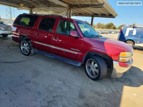 2005 GMC Yukon Xl C1500 VIN 3GKEC16Z15G119479 фото 4