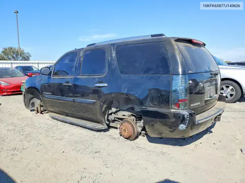 2007 GMC Yukon Denali VIN 1GKFK63877J143626 фото 2