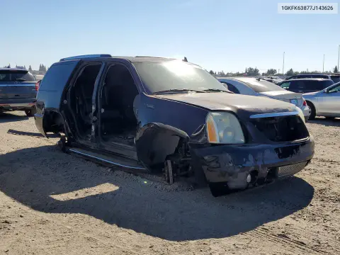 2007 GMC Yukon Denali VIN 1GKFK63877J143626 фото 4