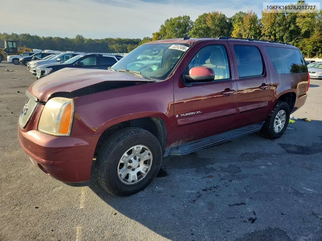 2008 GMC Yukon Xl K1500 VIN 1GKFK16328J212727 фото 1