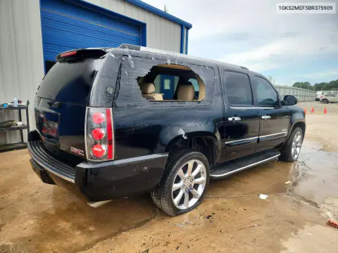 2011 GMC Yukon Xl Denali VIN 1GKS2MEF5BR375909 фото 3