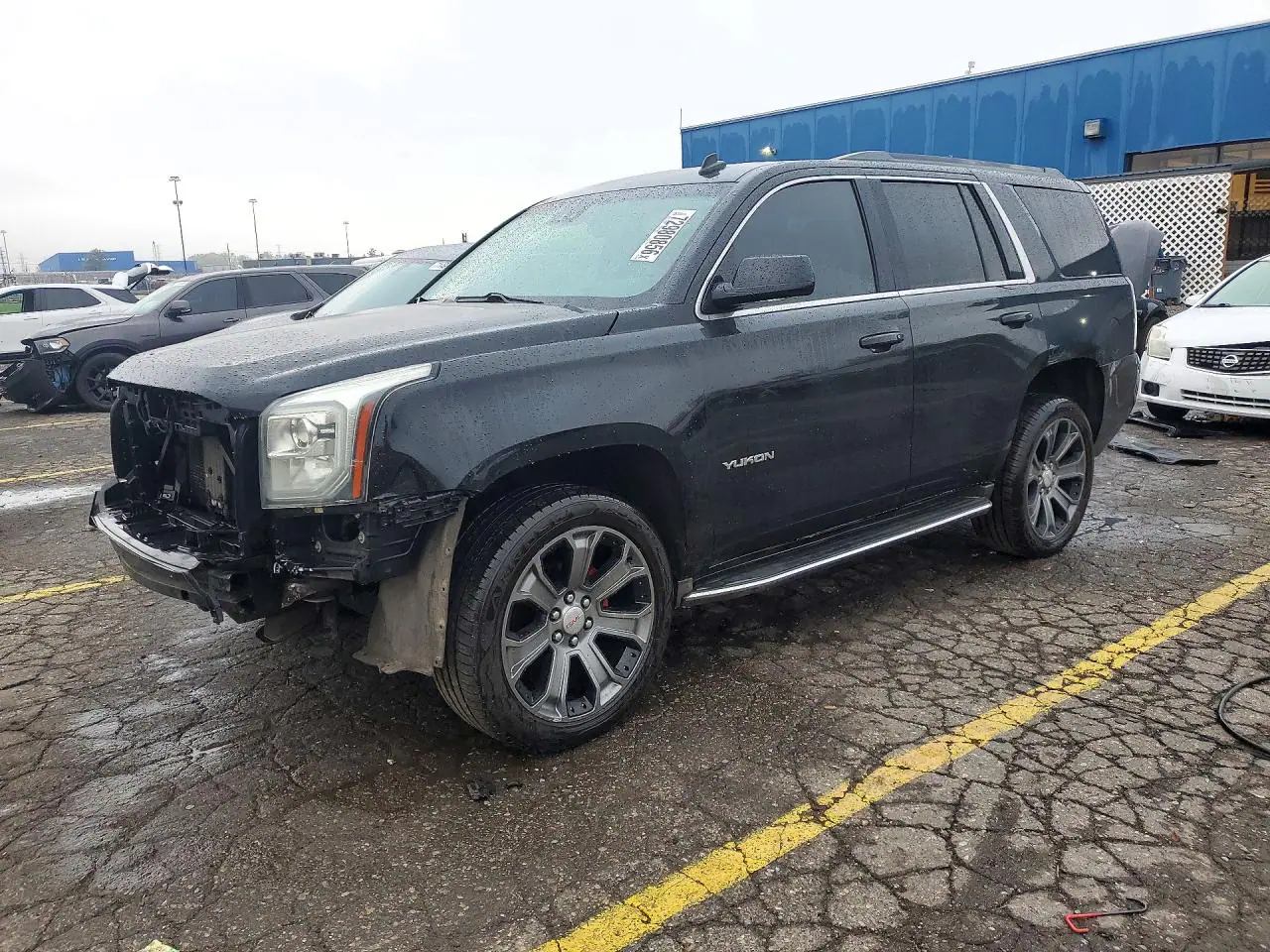 1GKS2BKC8FR230805 GMC Yukon 2015 — повреждение Передняя часть, фото до ремонта
