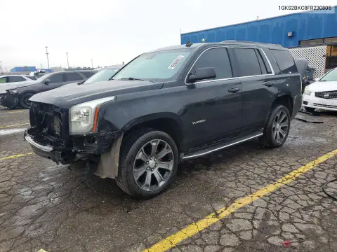 1GKS2BKC8FR230805 — 2015 GMC Yukon, Передняя часть, фото до ремонта