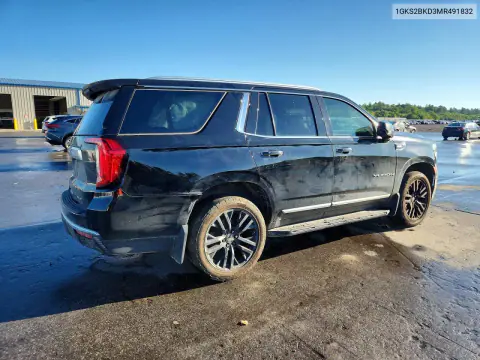2021 GMC Yukon Slt VIN 1GKS2BKD3MR491832 фото 3