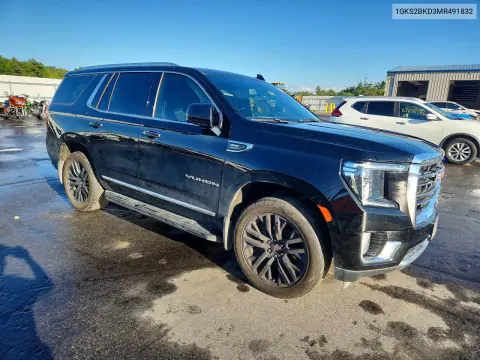 2021 GMC Yukon Slt VIN 1GKS2BKD3MR491832 фото 4