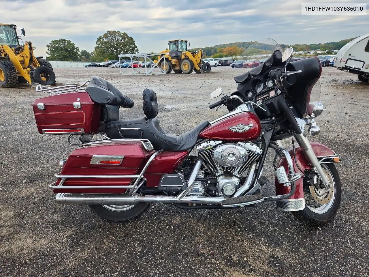 2003 Harley-Davidson Flhtci VIN 1HD1FFW103Y636010 фото 1