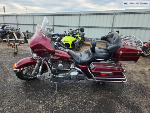 2003 Harley-Davidson Flhtci VIN 1HD1FFW103Y636010 фото 3