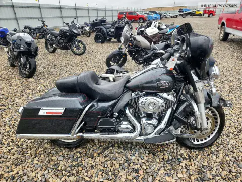 1HD1FC4179Y675459 — 2009 Harley-Davidson Electra Glide, Передняя часть, фото до ремонта
