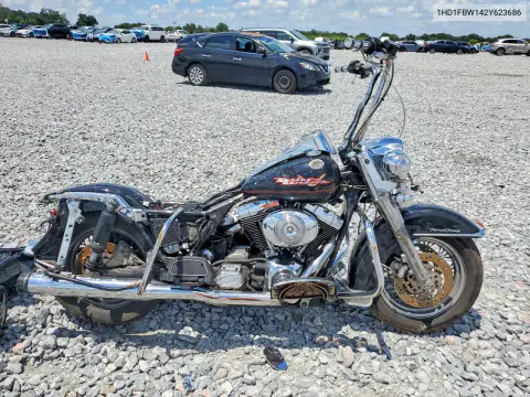 1HD1FBW142Y623686 — 2002 Harley-Davidson Road King, Повреждения со всех сторон, фото до ремонта