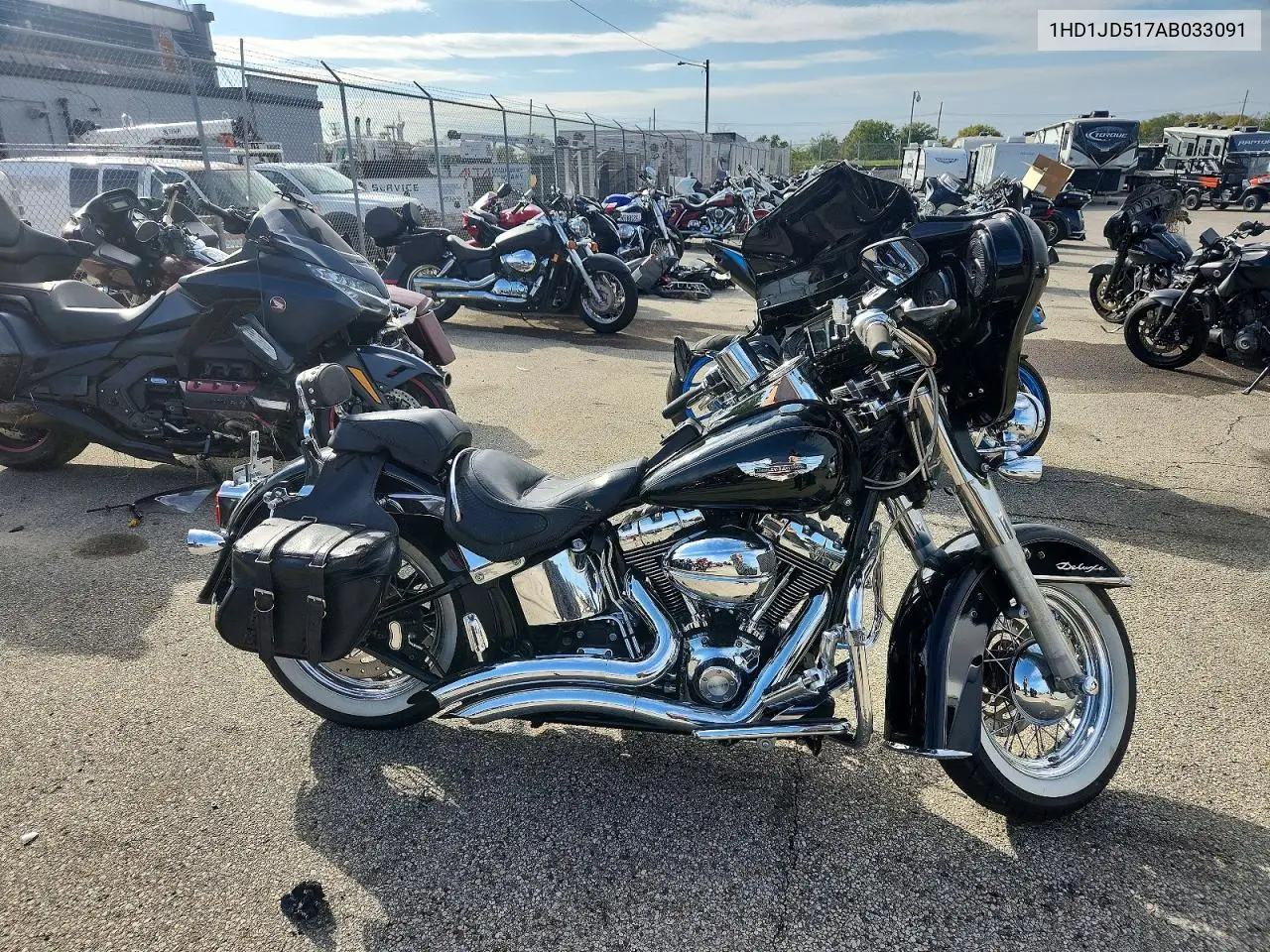 2010 Harley-Davidson Flstn VIN 1HD1JD517AB033091 фото 1