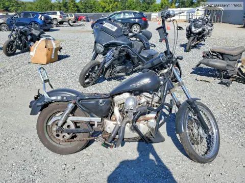 1HD4CAM18HY117693 — 1987 Harley-Davidson Sportster, Сторона, фото до ремонта