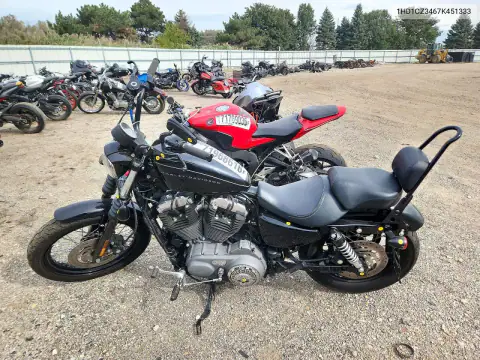 1HD1CZ3467K451333 — 2007 Harley-Davidson Sportster, фото 3 с аукциона Copart, Боковая часть