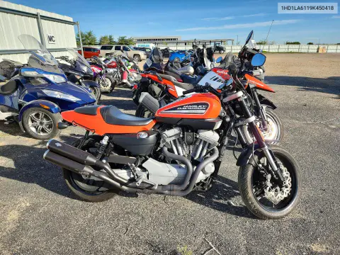 1HD1LA6119K450418 — 2009 Harley-Davidson Sportster, Задняя часть, фото до ремонта