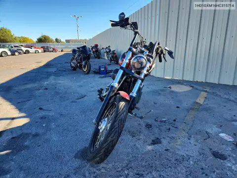 2017 Harley-Davidson Fxdb Dyna Street Bob VIN 1HD1GXM16HC315714 фото 2