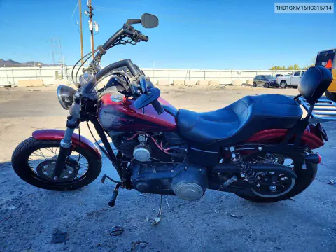 2017 Harley-Davidson Fxdb Dyna Street Bob VIN 1HD1GXM16HC315714 фото 3