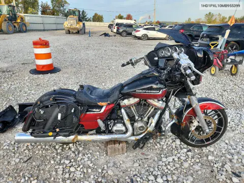 1HD1PXL10MB955399 — 2021 Harley-Davidson Street Glide, Переворот, фото до ремонта
