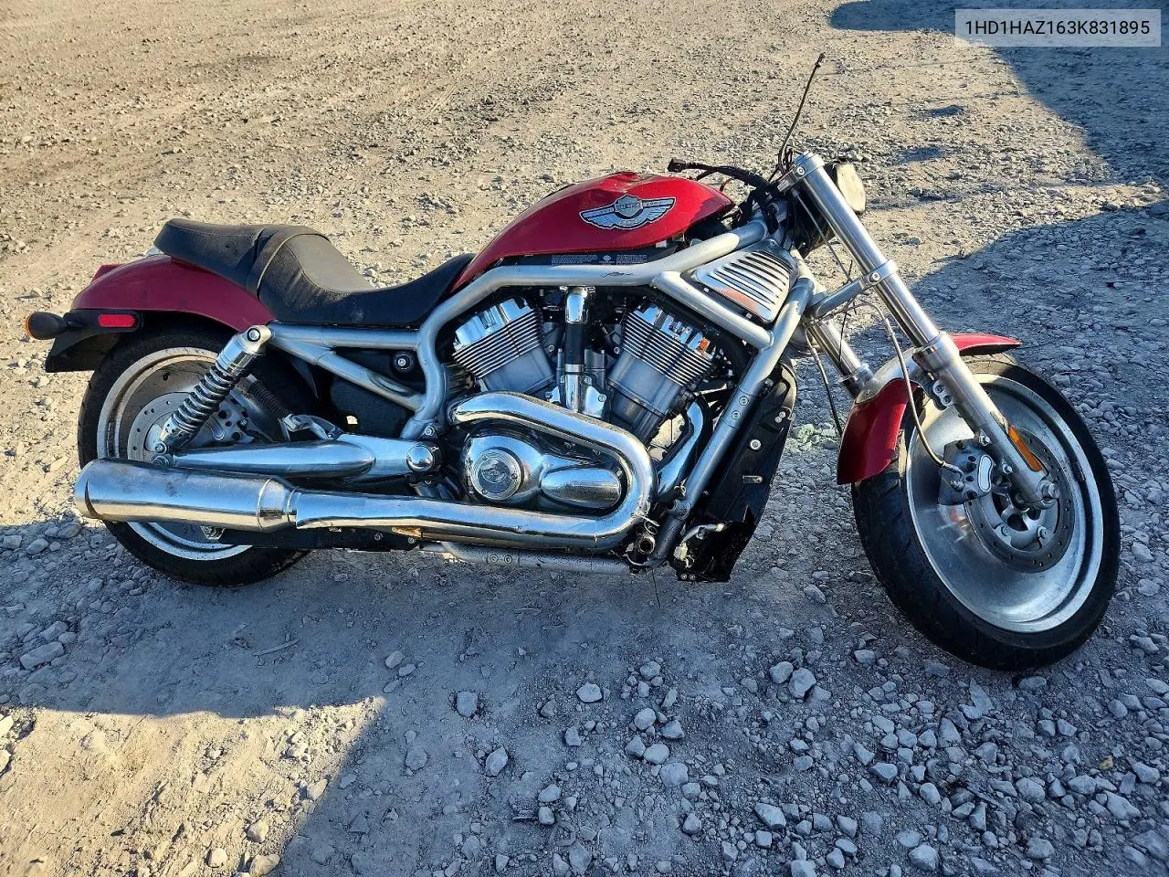 2003 Harley-Davidson Vrsca VIN 1HD1HAZ163K831895 фото 1