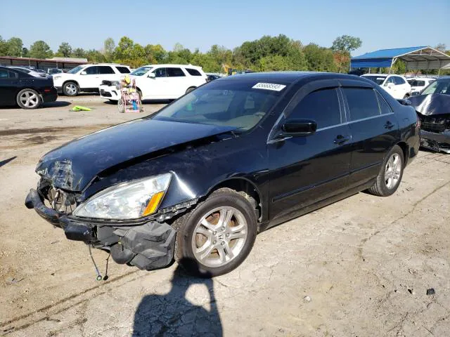2007 HONDA ACCORD EX VIN 1HGCM56717A137229 фото 1