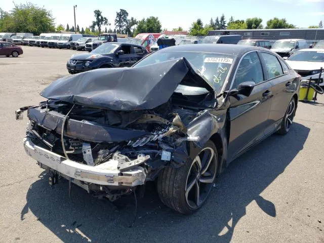 2021 HONDA ACCORD SPORT SE VIN 1HGCV1F43MA005662 фото 1