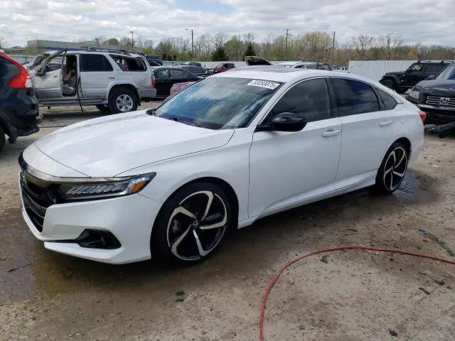 2021 HONDA ACCORD SPORT VIN 1HGCV2F39MA018221 фото 1